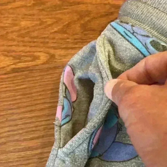 Disney Youth Fleece Lined Sweatpants Stitch Graphic POCKETS size Small - Picture 6 of 10